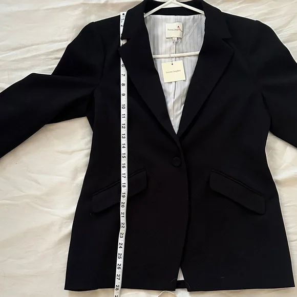 Favorite Daughter “The Favorite Blazer” Black Size L NWT - Picture 9 of 13